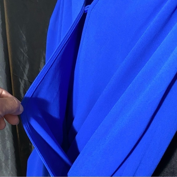 Naked Zebra blue  light weight sexy summer romper jumpsuit size L - Picture 2 of 7